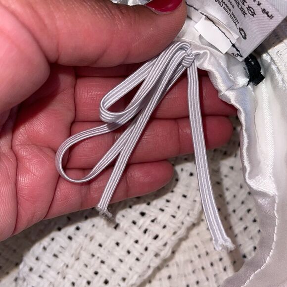 INC International concepts white open braid fedora hat - Picture 6 of 10